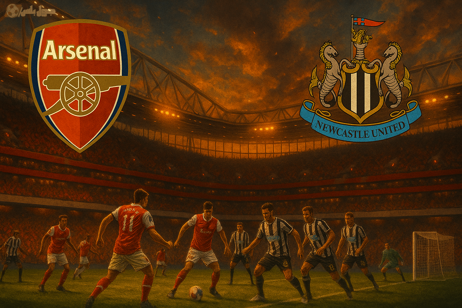 مباراة أرسنال ونيوكاسل