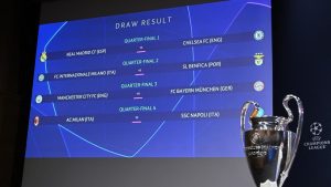 قرعة دوري أبطال أوروبا تضع مانشستر سيتي في مواجهة نابولي