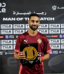 السولية يحقق أول جائزة فردية في مسيرته مع سيراميكا كليوبترا
