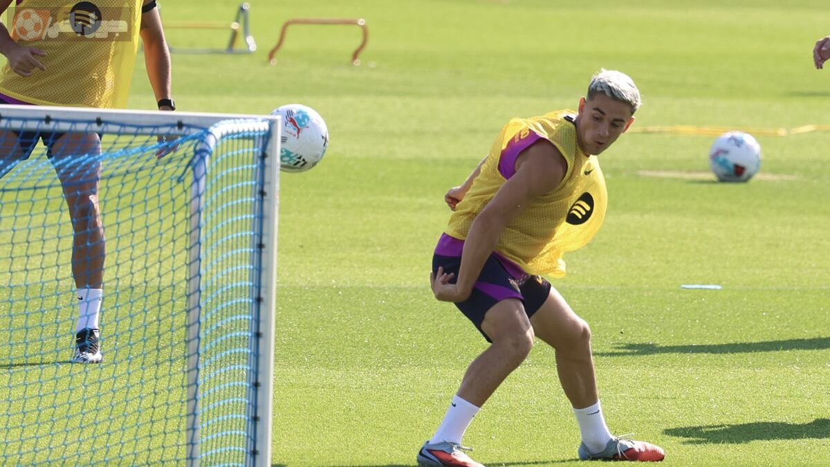 إصابة جافي قبل مباراة برشلونة ورايو