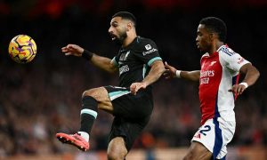 محمد صلاح يسعى لتحطيم 3 أرقام قياسية أمام أرسنال