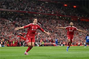 ليفربول يحقق الهدف الثالث امام بورنموث في مباراة مثيرة