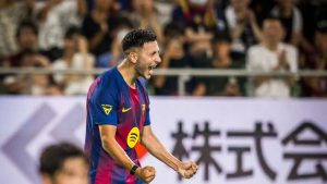 روني بردغجي ينتظر ظهوره الأول مع برشلونة بعد التوقف الدولي