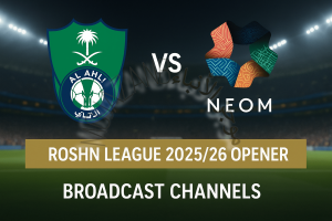 دوري روشن.. موعد مباراة الأهلي ضد نيوم في الدوري السعودي للمحترفين 2025-2026