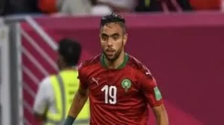 الشيبي أساسي مع منتخب المغرب أمام زامبيا في تصفيات المونديال