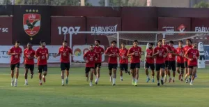 الأهلي يختتم تدريباته استعداداً لمواجهة سيراميكا في الدوري الممتاز