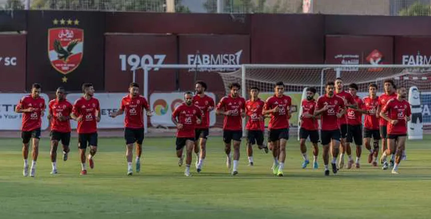 تدريبات الاهلي استعداد مباراة سيراميكا