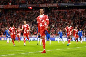 بايرن ميونيخ يتفوق على تشيلسي بهدفين لهدف في الشوط الأول بدوري الأبطال