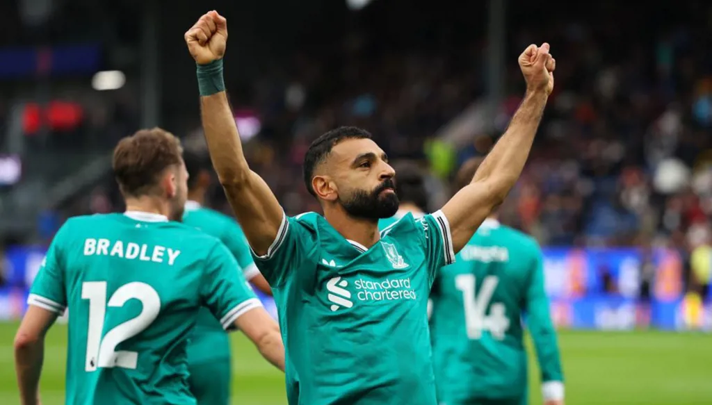 محمد صلاح هدف ليفربول ضد بيرنلي