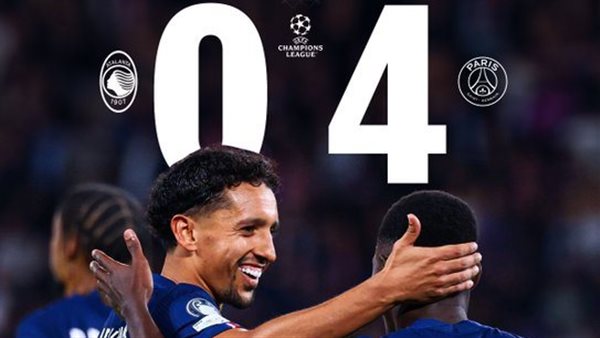 باريس سان جيرمان ضد اتالانتا دوري ابطال اوروبا