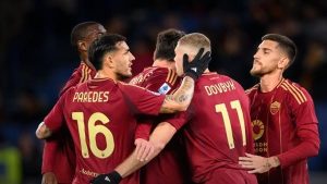 روما يحسم ديربي العاصمة الإيطالية بفوز صعب على لاتسيو 1-0