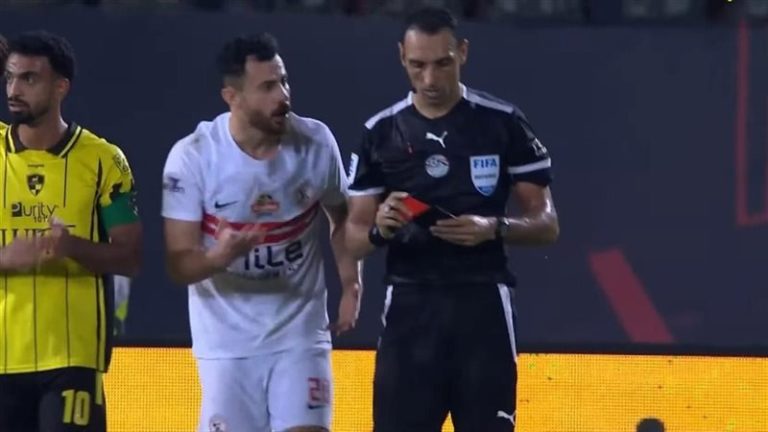 الونش يعتذر لجماهير الزمالك بعد طرده أمام وادي دجلة
