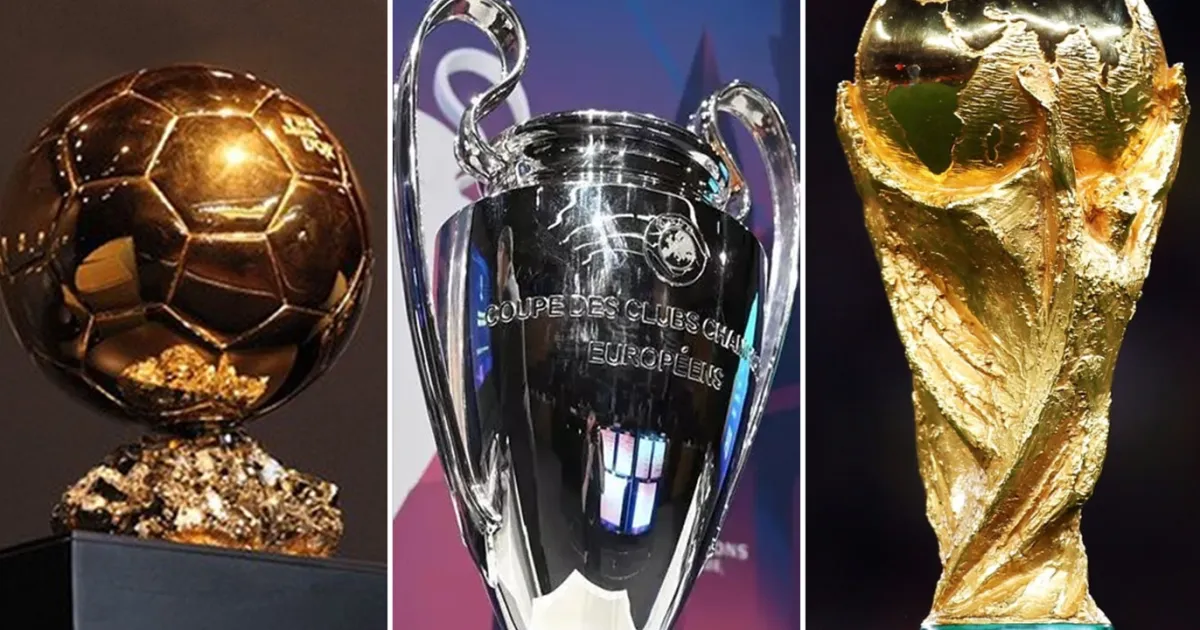 لاعبين فازوا بالكرة الذهبية وكأس العالم ودوري الأبطال
