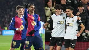 برشلونة يصطدم بفالنسيا في قمة الدوري الإسباني.. الموعد والقنوات الناقلة والتشكيل المتوقع