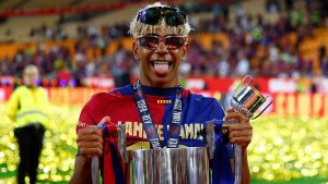 لامين يامال يؤكد ثقة برشلونة في المنافسة على لقب الدوري الإسباني