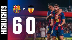 ثنائية لكل كتالوني.. برشلونة يسحق فالنسيا بستة أهداف في الدوري الإسباني