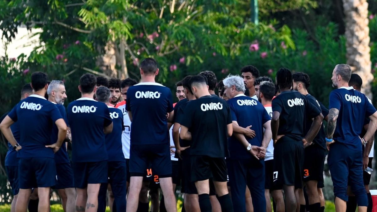 مران الزمالك قبل مواجهة الجونة