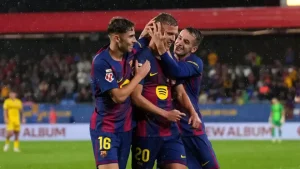 برشلونة يحسم مواجهة خيتافي بثلاثية ويواصل مطاردة ريال مدريد