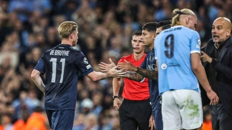 مانشستر سيتي ضد نابولي دوري ابطال اوروبا