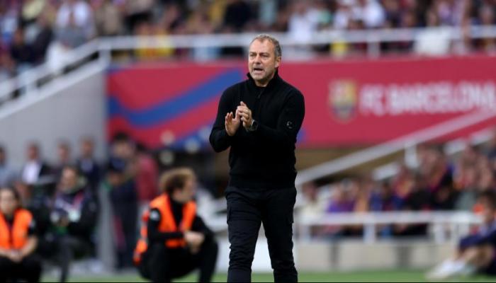 هانزي فليك يعد جماهير برشلونة بالقتال على لقب دوري أبطال أوروبا